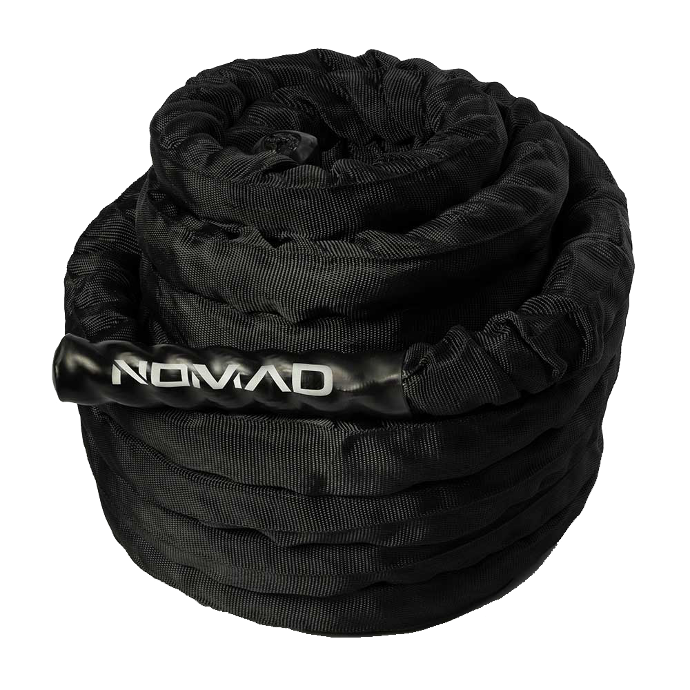 Nomad Battle Ropes Black - 38mm 9m/12m/15m-Nomad Fitness-Nomad Fitness